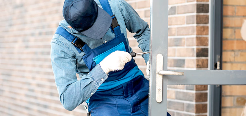 Pivot Storefront Door Locks Installation in Los Angeles, California